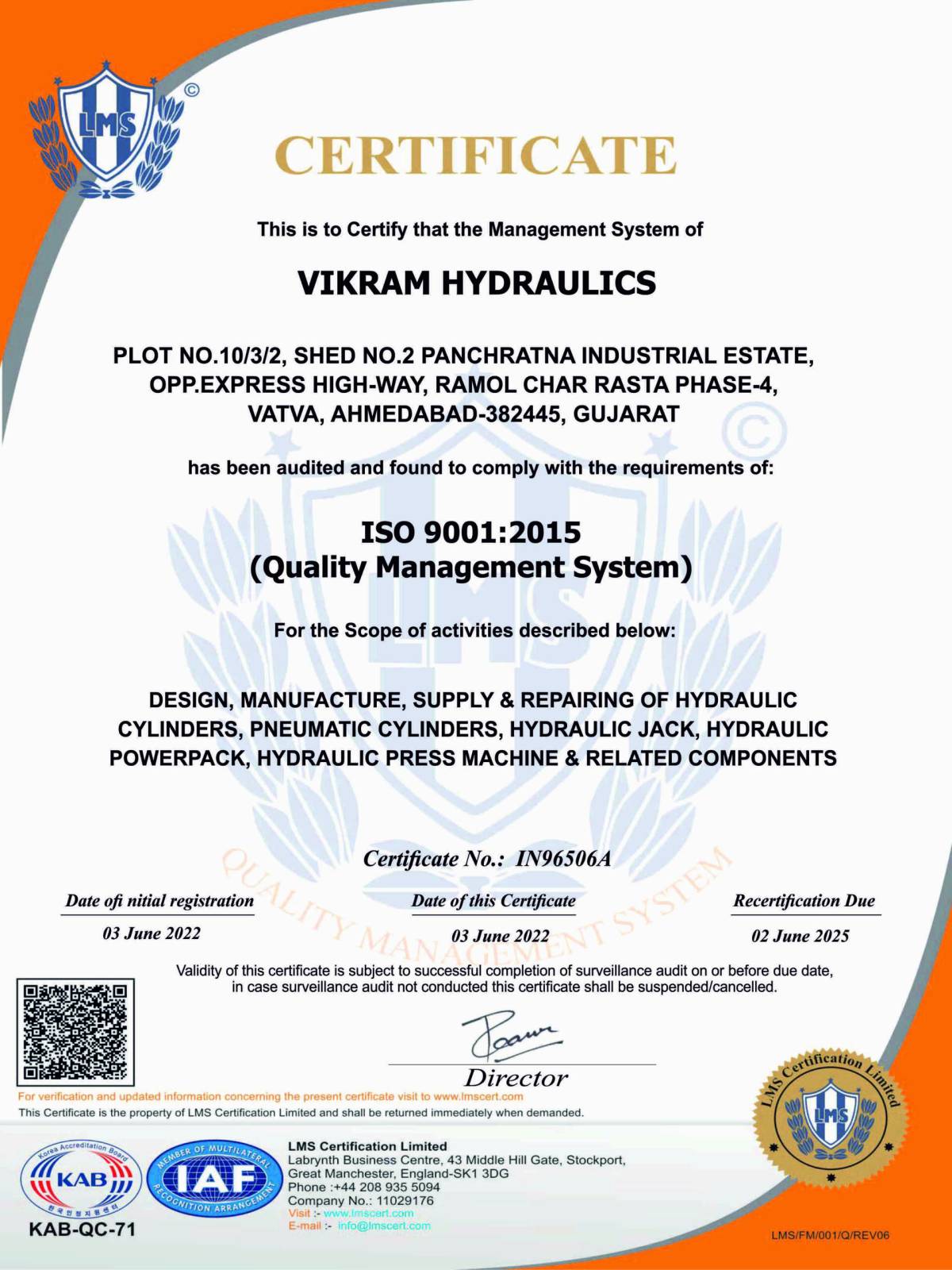 ISO-Hydraulic-Manufacturing